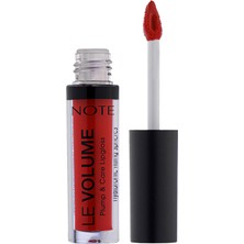 1001 Cosmetics Le Volume Plump & Care Lipgloss 06 Hearthbreaker Dudak Parlatıcısı, Kırmızı