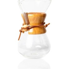 1001 The Silk Bean Coffee-Pour Over Cam Kahve Demleme Sürahisi 600ML
