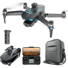 1001 Lead Honor LH-X75 Pro Katlanabilir Drone, 4K Ön Kamera ve 1080P Alt Kamera, 1860 Fırçasız Motor,