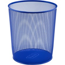 1001 854 10 Lt Metal Tam Perforeli Lacivert Çöp Kovası