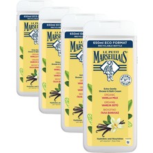 1001 Vanilya Sütü Duş Jeli 650 ml (4 Paketi)