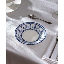 1001 Reve Bleu Celeste Yemek Tabağı - 20 cm - Mavi/beyaz
