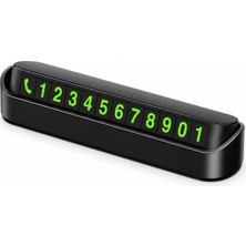 1001 Park Araç Içi Park Telefon Numarası Fosforlu Numaratör Oto Cam Kartı