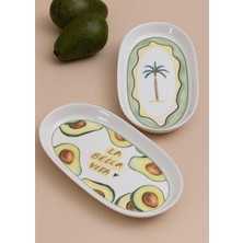 1001 [marka] Italian Summer Oval Servis Tabağı 2li 29 cm