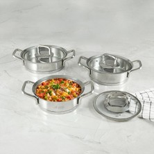 1001 Aryıldız Chef Prestige 6 Parça Sahan Seti