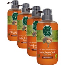 1001 Eyüp Sabri Tuncer Doğal Argan Yağli Duş Jeli (600 Ml) (4 Paketi)