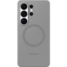 1001 Galaxy S26 Ultra Silikon Magnet Kılıf, Gri
