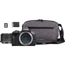 1001 Eos R100 + Rf-S 18-45MM Is Stm Travel Kit (Omuz Çantası + 64GB Sd Kart)
