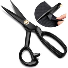 1001 Profesyonel Terzi Makası, Yüksek Karbonlu Çelik, 20 Cm, Ayarlanabilir Eklem Somunu, Ergonomik Sap