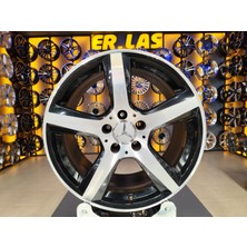 MERCEDES 4 Adet MERCEDES ORIJINAL 8.5-9.5*18 5*112 ET48 66.6 BLACK MACK JANT YENİLENMİŞ (Takım)