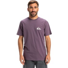 Quiksilver Ev Mini Logo Erkek Mor Günlük Stil T-Shirt EQYZT08042-PQC0