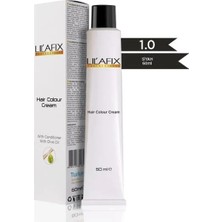 Belirtilmemiş Lilafix Krem Profesyonel Tüp Saç Boyası 60ML - 1.0 Siyah