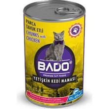 Belirtilmemiş Konserve Yaş Kedi Maması Tavuklu 400GR 1 Adet