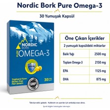 Belirtilmemiş Nordic Bork Pure Omega-3 Balık Yağı 30 Yumuşak Kapsül