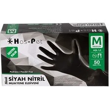 Belirtilmemiş Haspet - Ekstra Kalın Siyah Nitril Eldiven