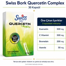 Belirtilmemiş Swiss Bork Quercetin Complex Kuersetin 30 Kapsül