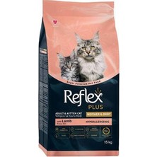 Belirtilmemiş Mother&baby Kuzulu ve Pirinçli Yavru Kedi Maması 15 kg
