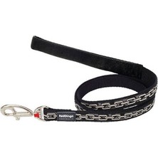 Belirtilmemiş Zincir Desenli Köpek Uzatma Tasması Medium 20 mm 1,2 mt
