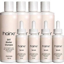 Belirtilmemiş Hairxr  4X150 ml Ölçeğinde Şampuan ve Serum
