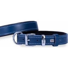 Belirtilmemiş Konfor Deri Köpek Boyun Tasması Royalblue 3X42 50 cm