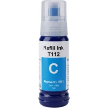 Belirtilmemiş T112C  **kutusuz**  Mavi Şişeli Mürekkep (70 ml )