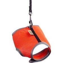 Belirtilmemiş Havalı Dokuma Kedi Göğüs ve Gezdirme Tasması Small Turuncu 1X20-30 cm