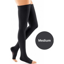 Belirtilmemiş Duomed Dizüstü Varis Çorabı - Ccl2 - Burnu Açık - Siyah - Medium