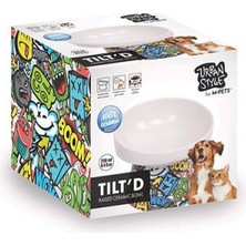 Belirtilmemiş Urban Style Seramik Kedi Mama ve Su Kabı Color Mix 250 ml 12X12,5X9,5 cm