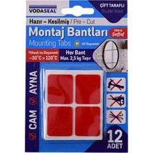 Belirtilmemiş 25X30 12 Li Çift Taraflı Silikon Bant