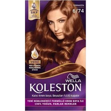 Belirtilmemiş Koleston Kit Saç Boyası - 6.74 Terracota