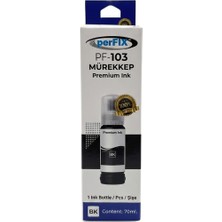 Belirtilmemiş Perfıx Pf T103BK  Siyah Şişeli Mürekkep (70 ml )