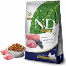 Belirtilmemiş Prime Kuzulu Yaban Mersinli Küçük Irk Tahılsız Yetişkin Köpek Maması 2,5 kg