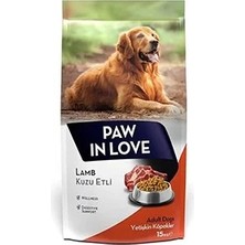Belirtilmemiş Paw In Love Yetişkin Köpek Maması Kuzu Etli 15KG 1 Adet