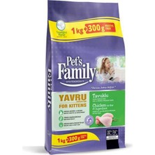 Belirtilmemiş Yavru Kedi Maması Tavuk 1000+300GR 1 Adet
