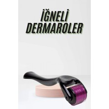 Marsilyan Saç Çıkarma Tarağı Dermaroller 540 Iğneli Roller 1 mm Iğne Cilt Yüz Yenileme Bakım Seti