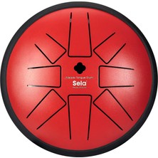 Sela SE362  ~ 15CM Tongue Drum (Fa Minör / Kırmızı)