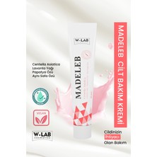 W-LAB Cosmetics Madeleb Cilt Krem 40 ml Onarıcı Etkili Lavanta Yağı ve Papatya Özlü Normal Ciltler İçin