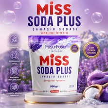 Miss Soda Plus Çamaşır Sodası Lavanta Kokulu 500 G - Beyazlar Için Leke Çıkarıcı Destekleyici Temizlik Tozu