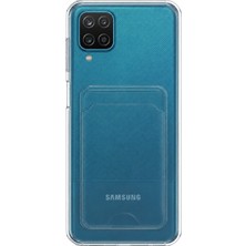 Mopal Samsung A12 Uyumlu Kartlık Detaylı Silikon Kılıf | Yuki Serisi