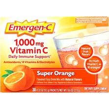 Emergen-C Vitamin C Drink Mix - Super Orange - 30CT 1000MG