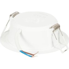 TeknoKapsül Meson 5.5W 400 Lumen 3000K 90 mm Gömme LED Spot, Beyaz Işık Tekli Paket