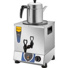 Remta TT01 Çift Cidarlı Çay Makinesi Elektrikli Pleytsiz, Tek Demlikli, 8 Lt Demlik Dahil Çay Ocağı Çay Kazanı Çay Otomatı Semaver Çaymatik