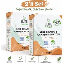The Elite Home Doğal Oksijen Bazlı Leke Çıkarıcı Toz – Vegan Sertifikalı – Beyazlar ve Renkliler İçin – 2000 g ( 1 kg * 2 adet )