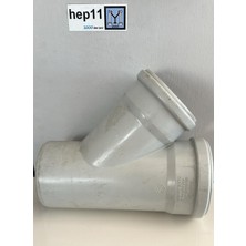 125*100 Pvc Tek Çatal Fırat 2 Li