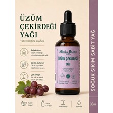 Minia Bahçe Üzüm Çekirdeği Yağı – 30 ml | Soğuk Sıkım Sabit Yağ