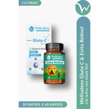 Wellvalens Cilt Işıltısı Için Güçlü Ikili I Gluta C & Evita Retinol