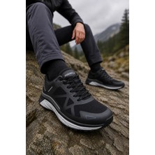 In Step Peakrunner Erkek Siyah Hiking Ayakkabısı Outdoor Trekking ve Kamp Ayakkabısı- Su Itici Özellikli