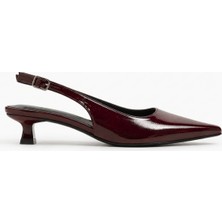 İx Kitten Kadın Sivri Burun Stiletto Kısa Topuklu Ayakabı 4 cm