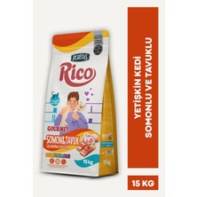 Rico Somonlu ve Tavuklu Gurme Yetişkin Kedi Maması 15 kg