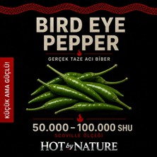 Hot By Nature BIRD EYE PEPPER / 50.000 – 100.000 Scoville - Gerçek Taze Acı Biber